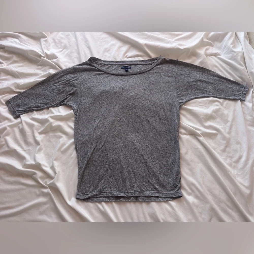 American Eagle Outfitters Gray Women's Top - Picture 2 of 5
